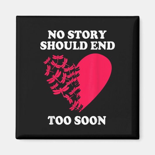 うつ自殺認識度No Story Should End T マグネット (正面)