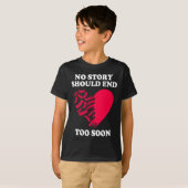うつ自殺認識度No Story Should End T Tシャツ (正面フル)