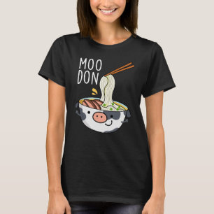うどんの面白いダークBG Tシャツ