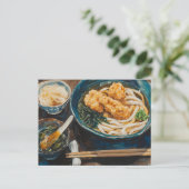 うどん ポストカード (スタンド正面)