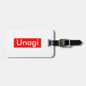 うなぎラベル ラゲッジタグ (正面横)