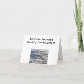 うなぎ草ノートカード カード (裏面)