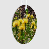 うなずきピンクシオンイエローバード#1オーナメント オーナメント (正面)