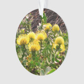 うなずきピンクシオンイエローバード#1オーナメント オーナメント (正面)