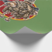 うなり声の包装紙 ラッピングペーパー (角)