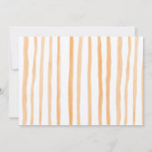 うなり声を上げるベビーシャワー招待状 招待状 (裏面)