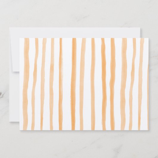 うなり声を上げるベビーシャワー招待状 招待状 (裏面)