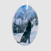 うなり声 オーナメント (正面)