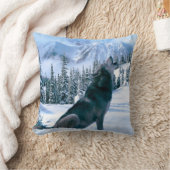 うなり声 クッション (ブランケット)