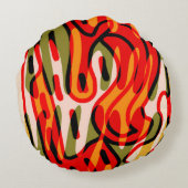 うなり声 ラウンドクッション (裏面)