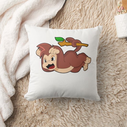 うなり猿 クッション (ブランケット)