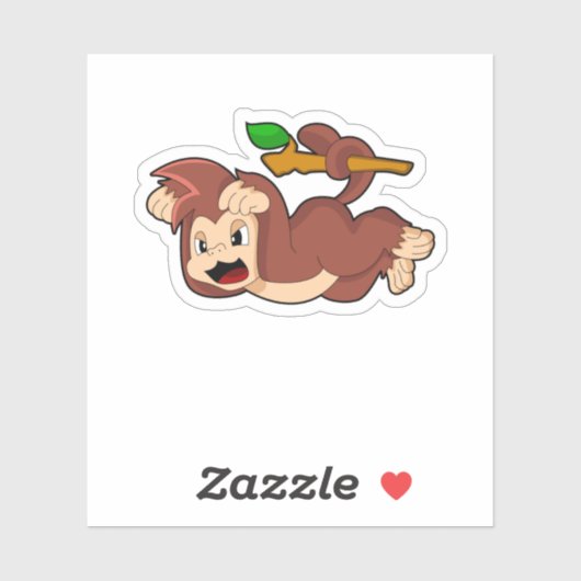 うなり猿 シール (シート)