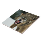 うなるオオカミ タイル (側面)