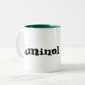 うなる幽霊のマグ ツートーンマグカップ (正面左)