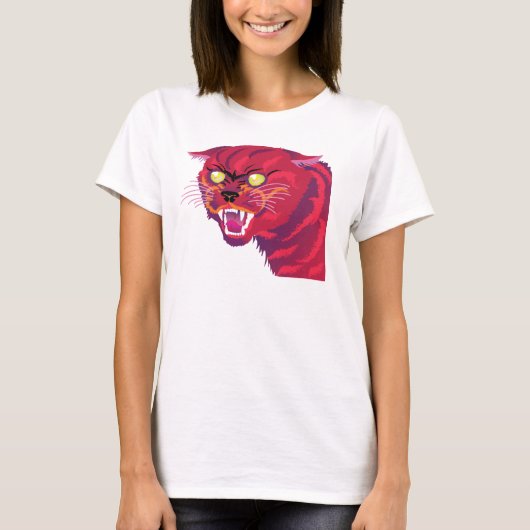 うなる猫 Tシャツ (正面)