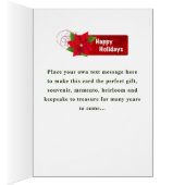 うぬぼれた古い女王:おもしろいゲイクリスマスカード (内側 (右))