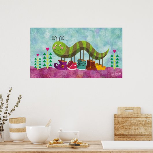 うぬぼれた毛虫 ポスター (キッチン)