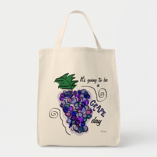 うぬぼれた葡萄 トートバッグ (正面)