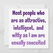 うぬぼれた1 カード (正面)