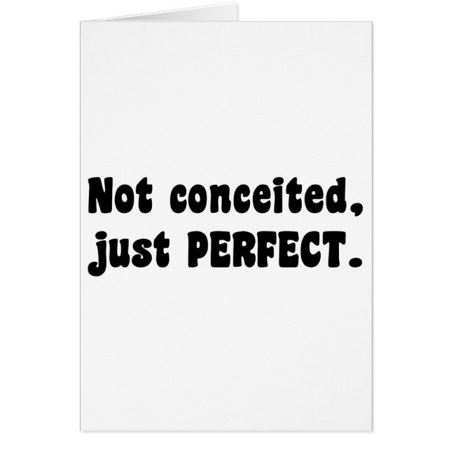 うぬぼれていないだけで完璧 (正面)