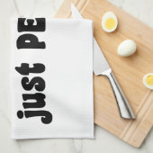 うぬぼれていないだけで完璧 キッチンタオル (四つ折り)