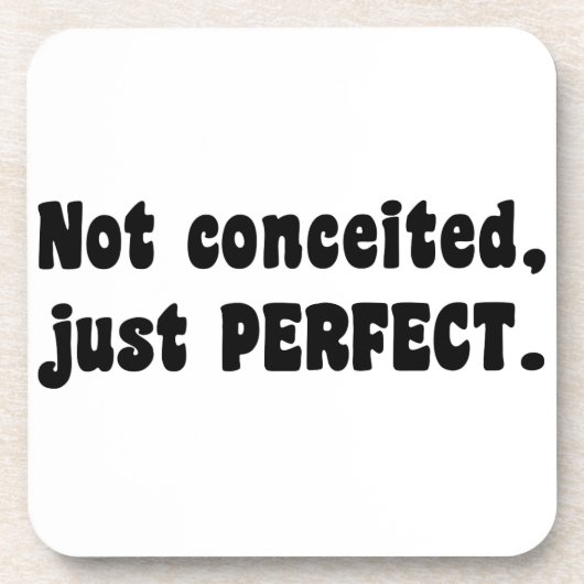 うぬぼれていないだけで完璧 コースター (正面)