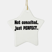 うぬぼれていないだけで完璧 セラミックオーナメント (右)