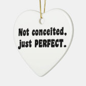 うぬぼれていないだけで完璧 セラミックオーナメント (左)