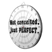 うぬぼれていないだけで完璧 ダーツボード (正面右)