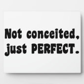 うぬぼれていないだけで完璧 フォトプラーク (正面)