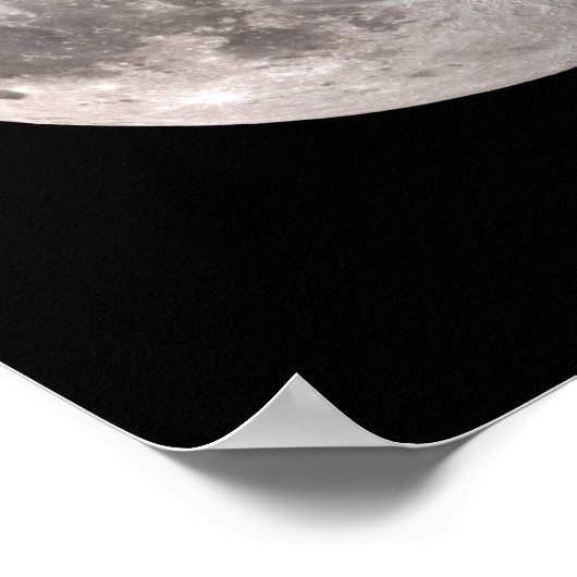 うねくねった月 ポスター (角)