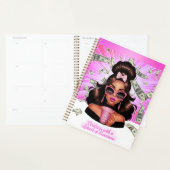 うねりスパイラルノートのスプラッシュで大胆さ プランナー手帳 (ディスプレー)