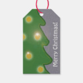 うぶな人クリスマス3 (グリーティンググレー) ギフトタグ (正面)