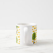 うぶな人グリーンブラックツリーパターン エスプレッソカップ (裏面)