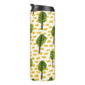 うぶな人グリーンブラックツリーパターン タンブラー (回転右)