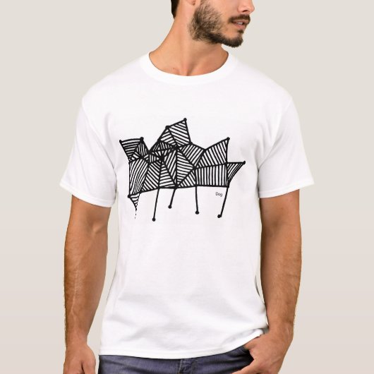 うぶな人犬 Tシャツ (正面)