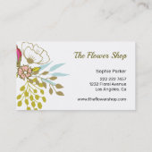 うぶな人花模様 名刺 (裏面)