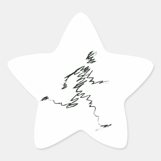 うぶな人 星シール (正面)