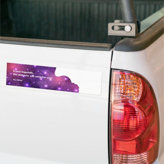 うまくいけばバンパーステッカーを旅行する バンパーステッカー (トラック上)
