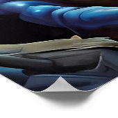 うめき声が飛ぶとき ポスター (角)