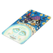 うめき声で月の男の上を牛カラフルが マグネット (左側)