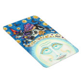 うめき声で月の男の上を牛カラフルが マグネット (右側)