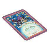 うめき声で月の男の上を牛カラフルが マグネット (右側)