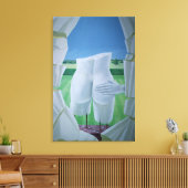 うめき声の仏像 キャンバスプリント (インサイチュ (リビング))