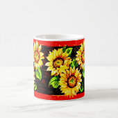 うめき混ぜたひまわり コーヒーマグカップ (中央)