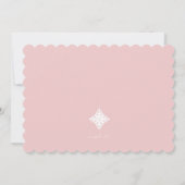 うやうやしい十字の宗教写真の招待状 招待状 (裏面)