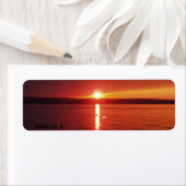 うらなり湖サンセット ラベル (インサイチュ)