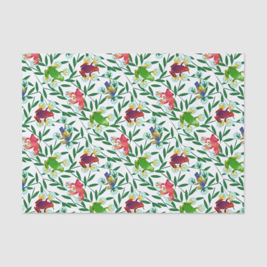 うるうカエル竹の雨林 薄葉紙 (正面)