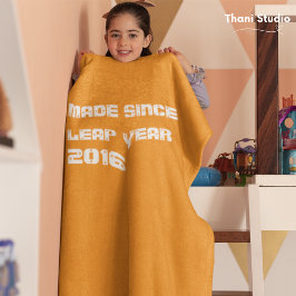 うるう年から…2月29日誕生日 シェルパブランケット