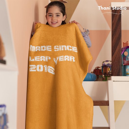 うるう年から…2月29日誕生日 シェルパブランケット